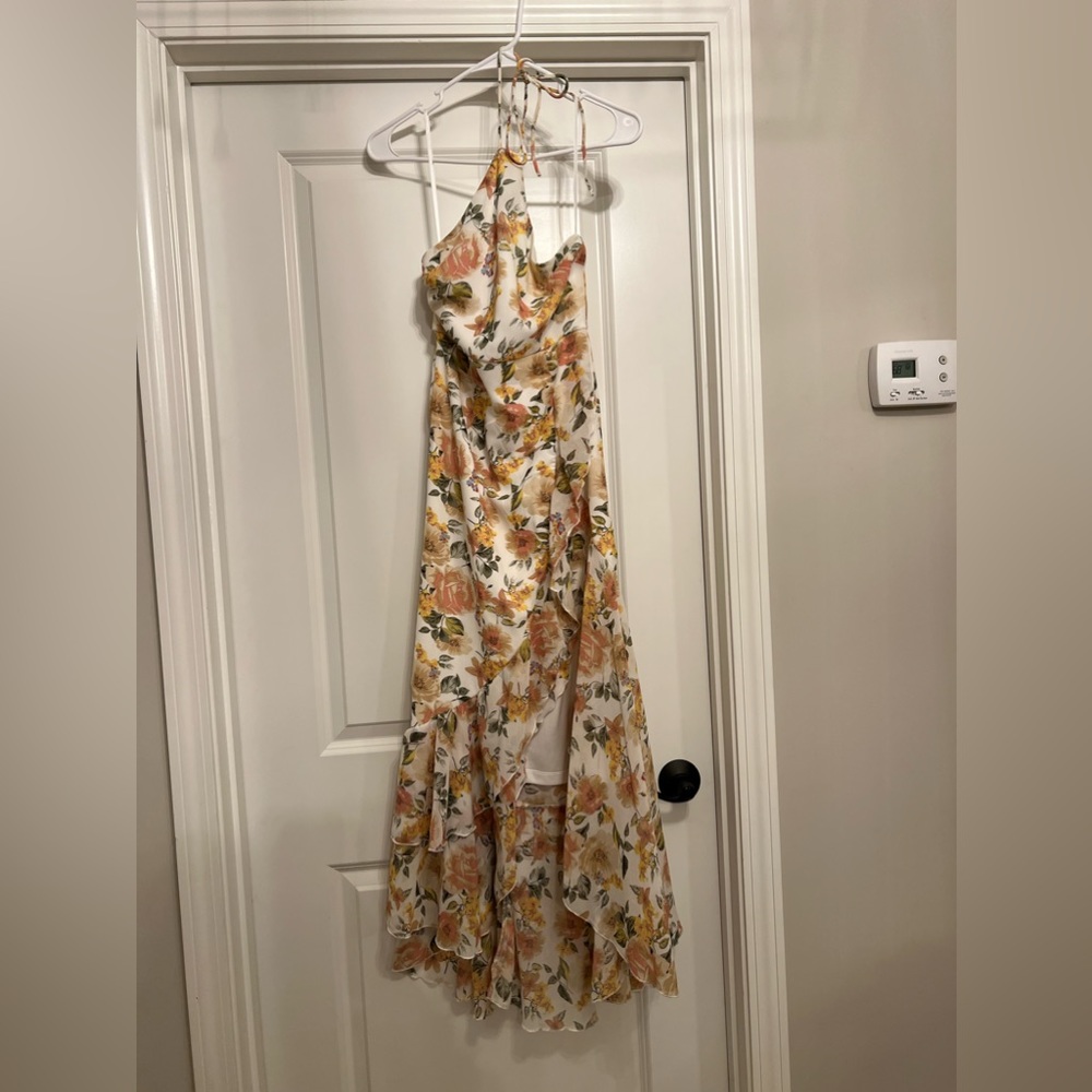 Petal & pup midi ruffle dress